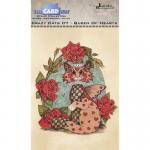 The Card Hut Clear Stamps Set - Crazy Cats 07 - Queen Of Hearts [LRCC007]