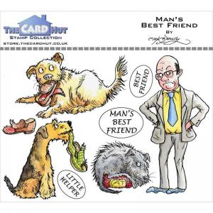 The Card Hut Clear Stamps Set - Man's Best Friend [MBPMBF]