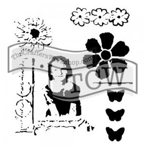 The Crafter's Workshop / Rebekah Meier 6" x 6" Template - SEE DESCRIPTION - Class Picture [TCW625s]