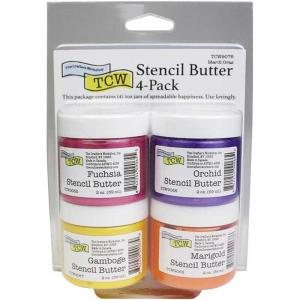 The Crafter's Workshop Stencil Butter 4 Pack - Mardi Gras [TCW9075]
