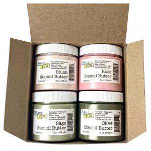 The Crafter's Workshop Stencil Butter 4 Pack - Petals And Herbs [TCW9151]