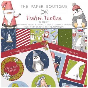 The Paper Boutique Festive Frolics Collection - 8" x 8" Paper Kit [PB1814]