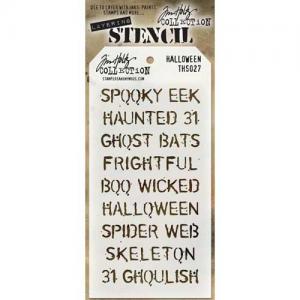Tim Holtz Layering Stencil - Halloween [THS027]