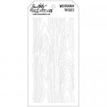 Tim Holtz Layering Stencil - Woodgrain [THS023]