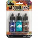 Tim Holtz Alcohol Ink 3 Pack - Mariner [TAK40866]