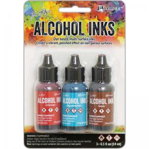 Tim Holtz Alcohol Ink 3 Pack - Rodeo [TAK58755]
