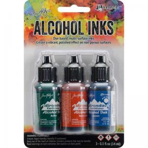 Tim Holtz Alcohol Ink 3 Pack - Rustic Lodge [TIM19770]