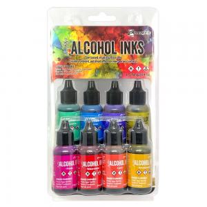 Tim Holtz Alcohol Ink 8 Pack - Spectrum Retro [TAK83009]