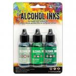 Tim Holtz Alcohol Ink 3 Pack - Mint / Green Spectrum [TAK69652]