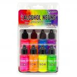 Tim Holtz Alcohol Neons - 8 Pack [TAK91820]