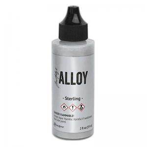 Tim Holtz Alloy 2oz Bottle - Sterling