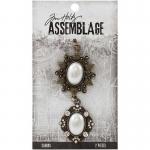 Tim Holtz Assemblage Charms - Opal Pearl Frame [THA20024]