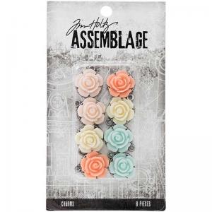 Tim Holtz Assemblage Charms - Roses [THA20043]
