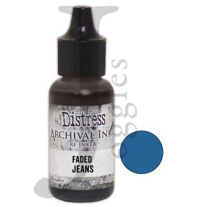 Tim Holtz Distress Archival Ink Reinker - Faded Jeans