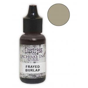 Tim Holtz Distress Archival Ink Reinker - Frayed Burlap