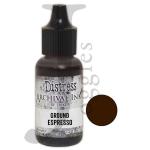Tim Holtz Distress Archival Ink Reinker - Ground Espresso
