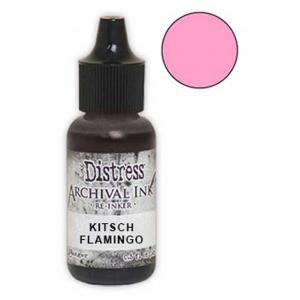 Tim Holtz Distress Archival Ink Reinker - Kitsch Flamingo
