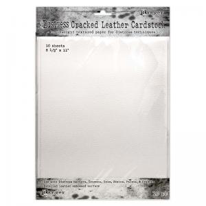 Tim Holtz Distress Cracked Leather Cardstock 8.5" x 11" [TDA71280]