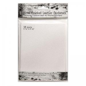 Tim Holtz Distress Cracked Leather Cardstock 4.25" x 5.5" [TDA71310]