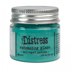 Tim Holtz Distress Embossing Glaze - Salvaged Patina