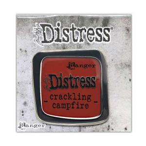Tim Holtz Distress Enamel Collector Pin - Crackling Campfire