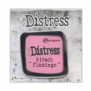 Tim Holtz Distress Enamel Collector Pin - Kitsch Flamingo