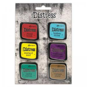Tim Holtz Distress Enamel Collector Pins - Set 2 [TDZS73444]
