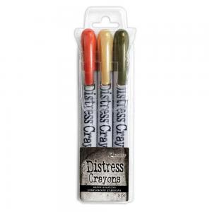 Tim Holtz Distress Halloween 2023 Pearl Crayons - Set #5 [TSHK84341]