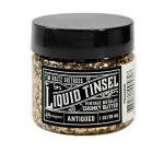 Tim Holtz Distress Liquid Tinsel 1oz Jar - Chunky Glitter - Antiqued [TDA95828]
