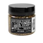 Tim Holtz Distress Liquid Tinsel 1oz Jar - Fine Glitter - Antiqued [TDA95804]