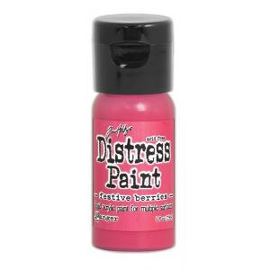 Tim Holtz Distress Paint - 1oz Flip Top Bottle - Festive Berries
