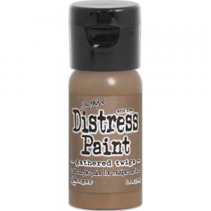 Tim Holtz Distress Paint - 1oz Flip Top Bottle - Gathered Twigs
