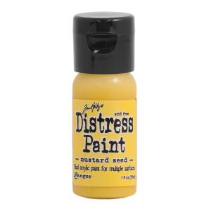 Tim Holtz Distress Paint - 1oz Flip Top Bottle - Mustard Seed