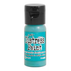 Tim Holtz Distress Paint - 1oz Flip Top Bottle - Peacock Feathers