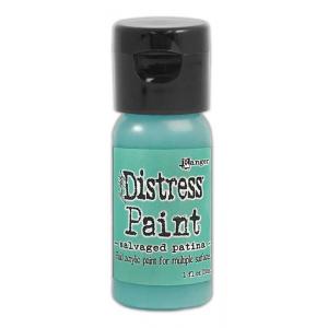 Tim Holtz Distress Paint - 1oz Flip Top Bottle - Salvaged Patina