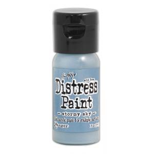 Tim Holtz Distress Paint - 1oz Flip Top Bottle - Stormy Sky