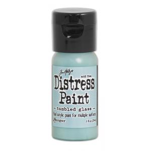 Tim Holtz Distress Paint - 1oz Flip Top Bottle - Tumbled Glass
