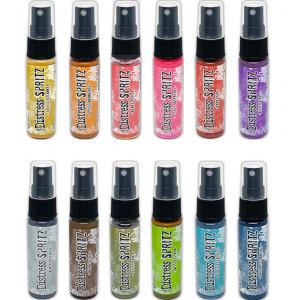 Tim Holtz Distress Spritzes - Set Of 12 - June 2024 Release