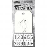 Tim Holtz Element Stencils Set - Freight [THEST002]