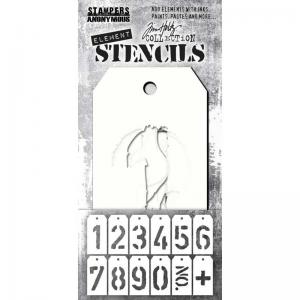 Tim Holtz Element Stencils Set - Freight [THEST002]