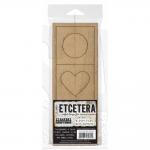Tim Holtz Etcetera Thickboard Tiles - Large Cutout [THETC018]