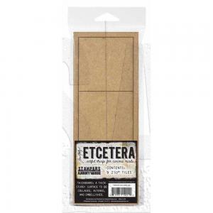Tim Holtz Etcetera Thickboard Tiles - Large [THETC017]
