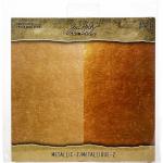 Idea-ology by Tim Holtz - [TH93780] Paper Stash Kraft Metallic Paper Pad - Metallic 2