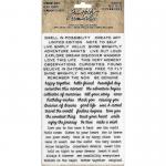 Idea-ology by Tim Holtz - [TH93695] Remnant Rubs Tiny Text