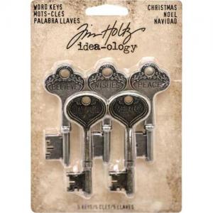 Idea-ology by Tim Holtz - [TH93348] Word Keys - Christmas