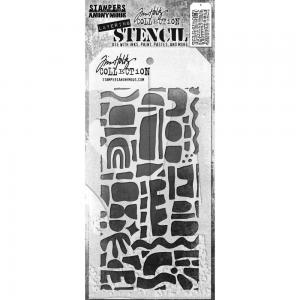 Tim Holtz Layering Stencil - Cutout Shapes 1 [THS175]