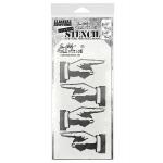 Tim Holtz Layering Stencil - Direction [THS088]