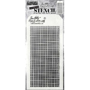 Tim Holtz Layering Stencil - Linen [THS061]