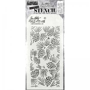Tim Holtz Layering Stencil - Pinecones [THS164]