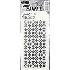 Tim Holtz Layering Stencil - Retro Pinwheel [THS191]